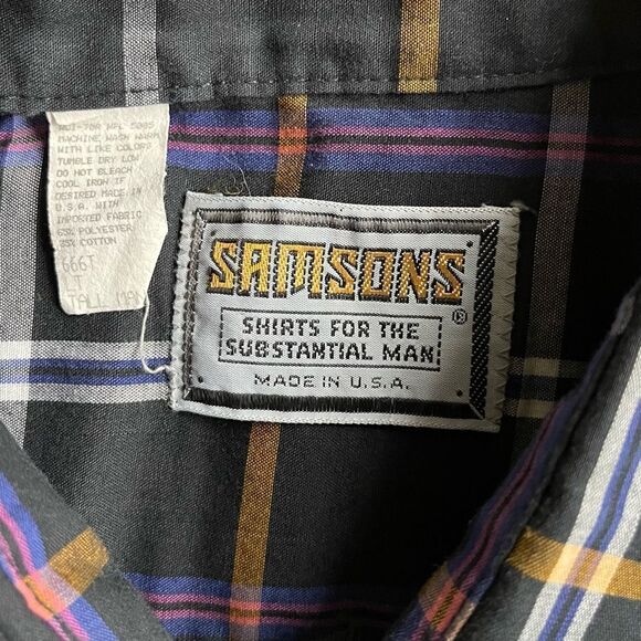 Made in USA Samsons button down shirt - Picture 3 of 3
